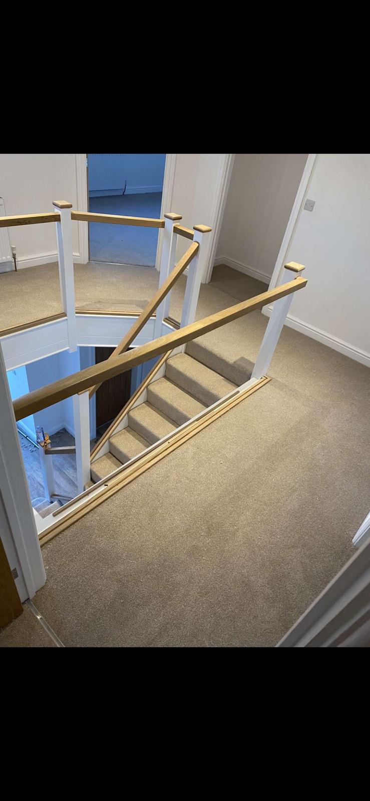 Carpet and stair runner installation by Compass Flooring Norfolk project 15