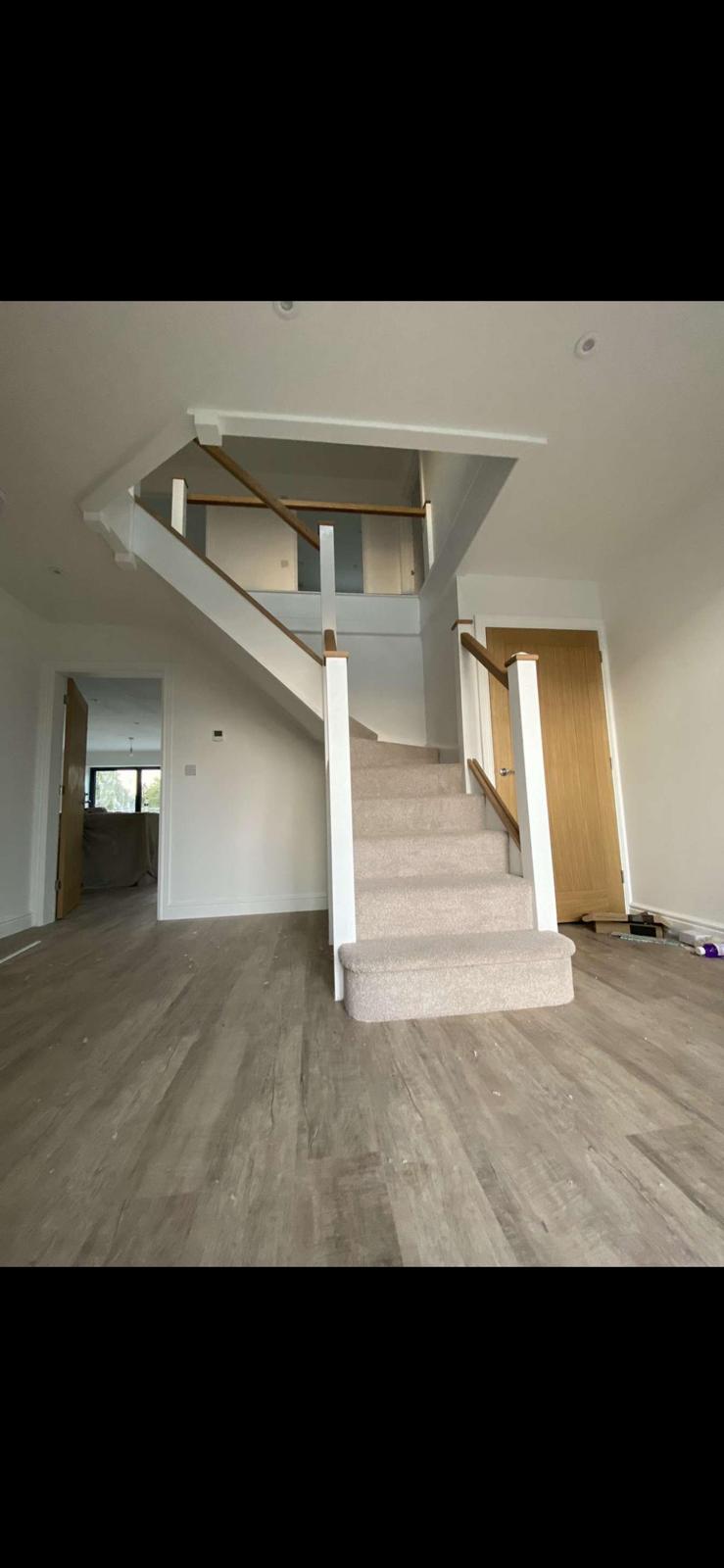 Carpet and stair runner installation by Compass Flooring Norfolk project 17