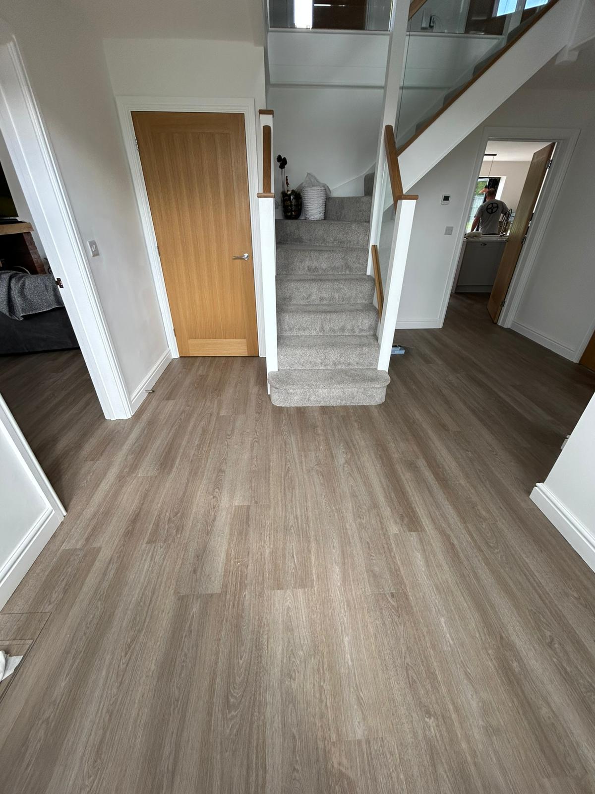 Floor preparation and levelling work by Compass Flooring Norfolk project 34